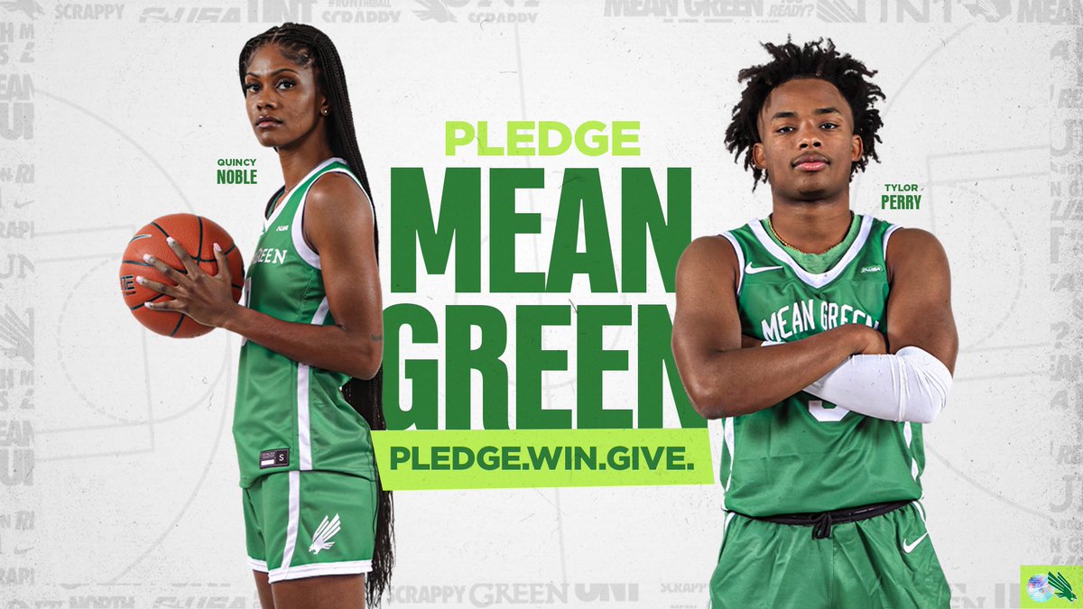 UNTMGAF's tweet image. PLEDGE MEAN GREEN! The more wins, the more fun we will have. Support Mean Green basketball. 

Learn more ➡️ bit.ly/3RIqqUX

#GMG #MeanGreen