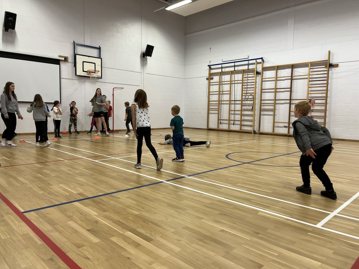 ActiveSchAngus's tweet photo. ⚽️🏀🏈 Great first session at our @StrathmorePS Sports Stars ⭐️ Camp today!! Fab turn out and lots of fun 🤩 and a free lunch 🍱 Back tomorrow for some parachute games 👋🏼 #OctoberActivity #Inactive2Active #Sportforall #TrySomethingNew #ActiveForfar @AngusCouncil @ForAcad https://t.co/mXXEtH0kob