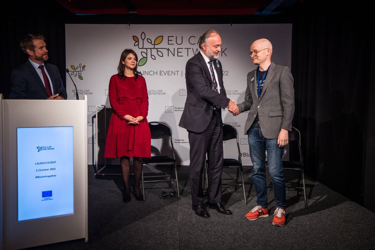 What an amazing way to usher in the new #EUCAPNetwork 🤩🌿

Thank you to everyone who tuned into the livestream, followed along on social media, and came to our launch event!👏

Let’s officially #BloomTogether🌷