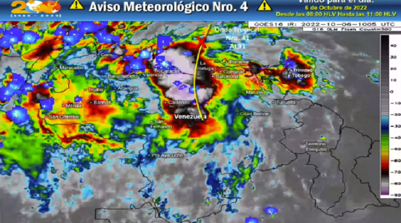 #Pronóstico 🌦️Paso de onda tropical nº 41 genera fuertes precipitaciones en el país

Más información ⬇️
👁‍🗨bit.ly/3yl6YXA

#Guárico
#PuebloConTechoPropio
#VamosPaLante
