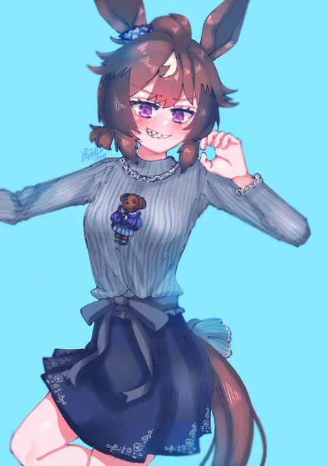 #あなたのあお色の作品を見せてください青も似合うよね、 