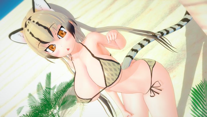 4つ目はオセロットとジャングルキャットです。 ジャングルキャットは元のデザインですが、変換するとけもVの顔が少しずつ見えてきます。 