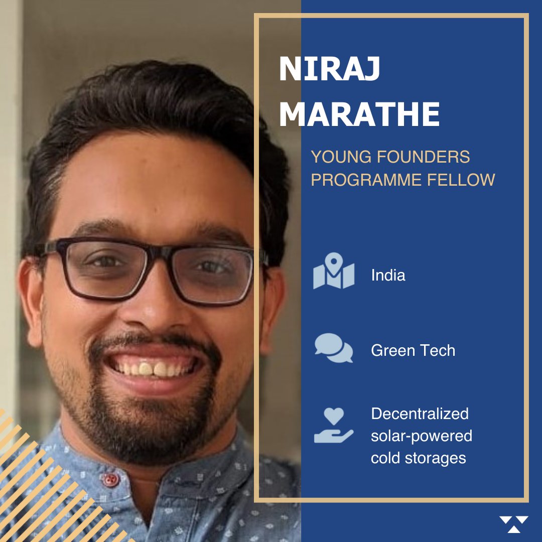 3/7 Introducing our new founders of Autumn 2022 🌍  Today's focus is on founders working in the GreenTech industry. Clean water, pure air, solar-powered cold storage, renewable energy - these people got covered it all!