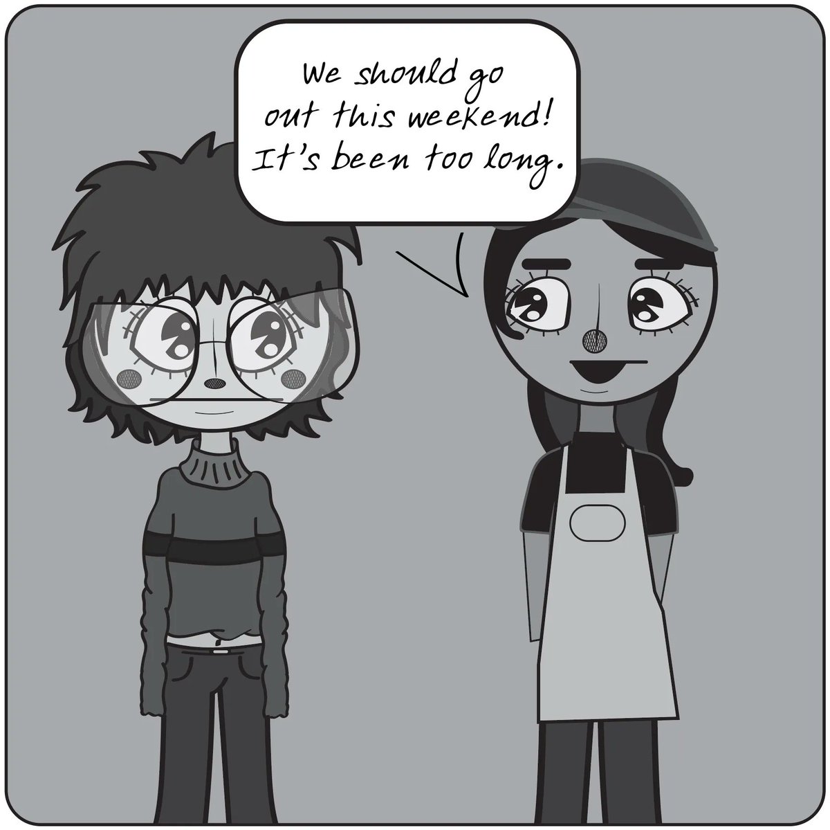 sizzideesigns's tweet photo. Every time ☺️

#cartoon #comicstrip #sizzidee #maddylang #graphicdesign #funny #sad #relatable https://t.co/TEO01E2BLh