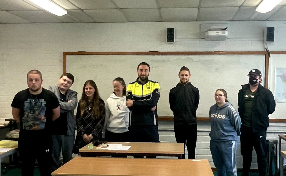 CRC CDETB Raheny (@crc_cdetb) on Twitter photo Many thanks to Garda Conroy, Community Policing, Raheny for a very informative educational visit covering online & community safety.
Interesting discussions followed by an arresting Q&A session!
<a href="/gardainfo/">Garda Info</a> <a href="/GardaTraffic/">An Garda Síochána</a> <a href="/centralremedial/">CRC</a> <a href="/CityofDublinETB/">City of Dublin ETB</a> <a href="/GardaReview/">Garda Review</a> Many thanks to Garda Conroy, Community Policing, Raheny for a very informative educational visit covering online & community safety.
Interesting discussions followed by an arresting Q&A session!
<a href="/gardainfo/">Garda Info</a> <a href="/GardaTraffic/">An Garda Síochána</a> <a href="/centralremedial/">CRC</a> <a href="/CityofDublinETB/">City of Dublin ETB</a> <a href="/GardaReview/">Garda Review</a>