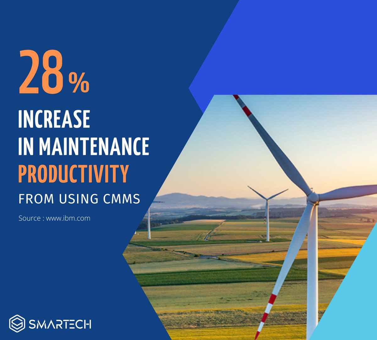 SMARTECHMAXIMO's tweet photo. 𝗗𝗶𝗱 𝘆𝗼𝘂 𝗸𝗻𝗼𝘄 ?​

28% Increase in maintenance productivity is from using a CMMS.​
Request a free demo of our IBM Maximo solution  👉  https://t.co/K9lRCIg2rH 
#maximo #ibm #ibmmaximo #iot #assetmanagement #ibmpartner #IoT #EAM​ #maintenance 

 ©https://t.co/lW3PxaulBk https://t.co/gKJYSpkMOd