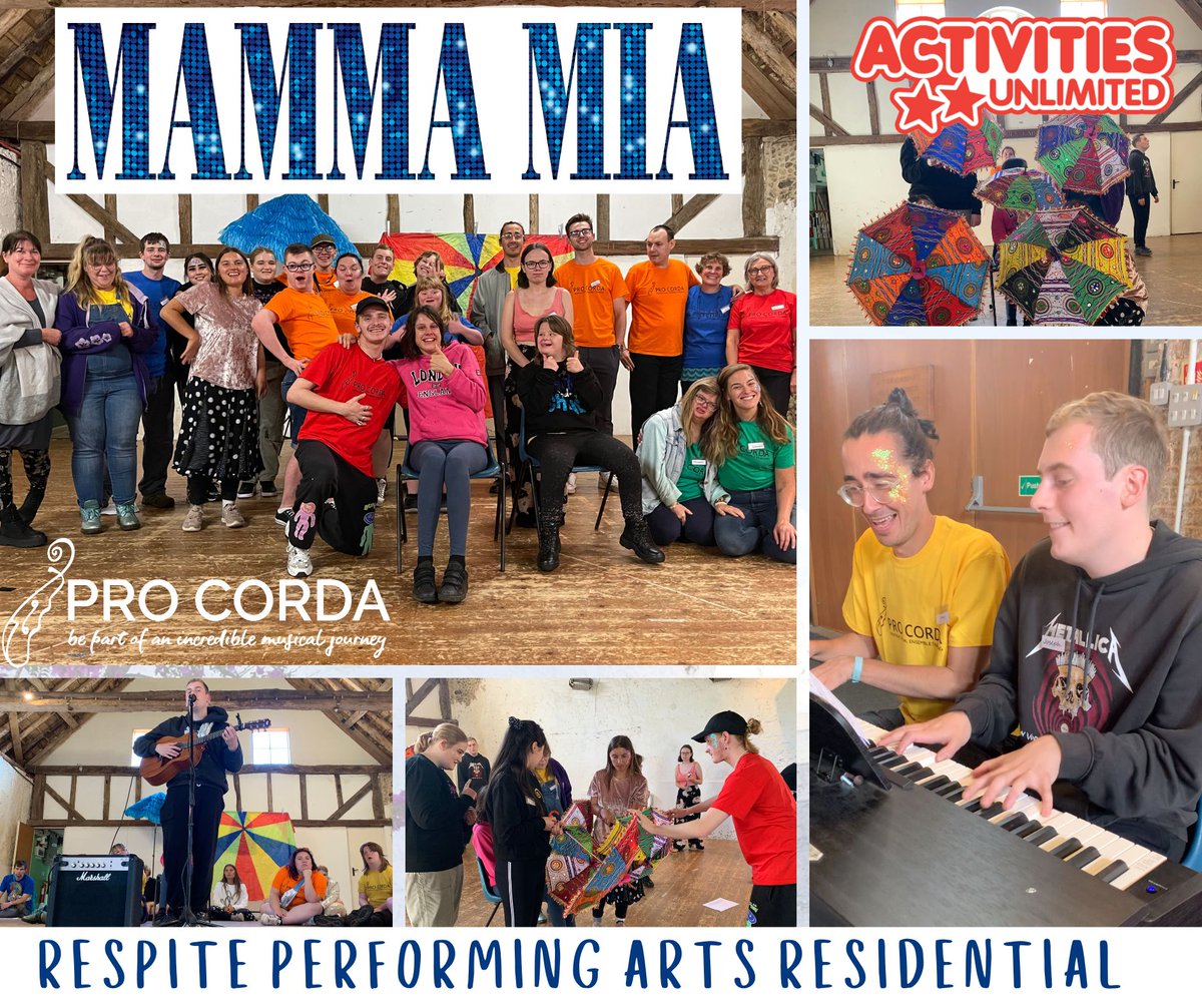 Such fun at the Mamma Mia extravaganza two weeks ago. 16 young people singing, making costumes, dancing & hanging out. Best AU weekend yet. Huge thanks to @ActivitiesUnlimited, our dance guru Connor, piano legend Tomyr and creative queen Di Jones. Can't wait for next time.
