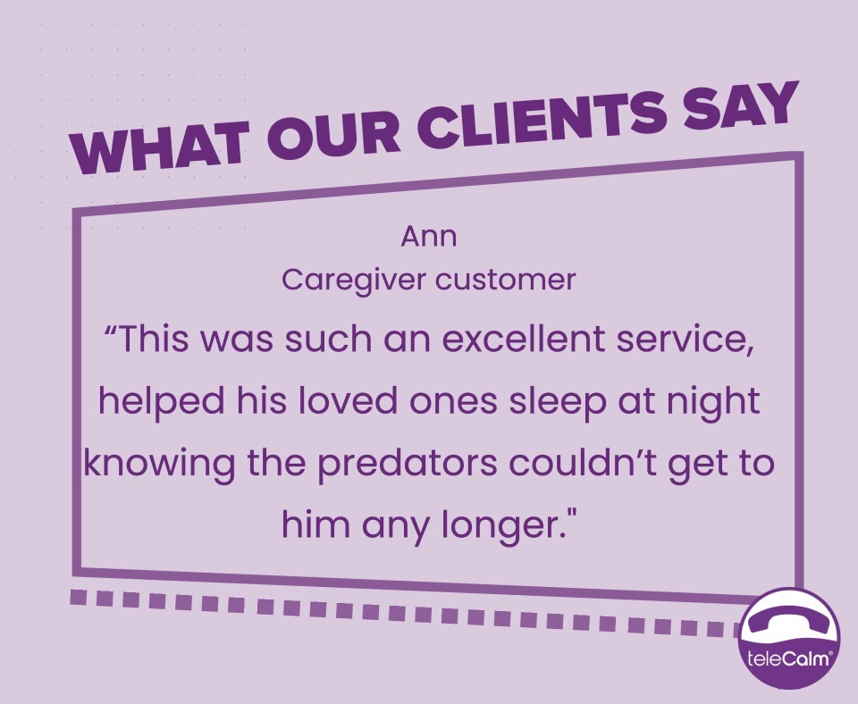 teleCalm's tweet image. "...helped his loved ones sleep at night,..."
#alzheimerscare #dementiacaregiver #caregiversupport