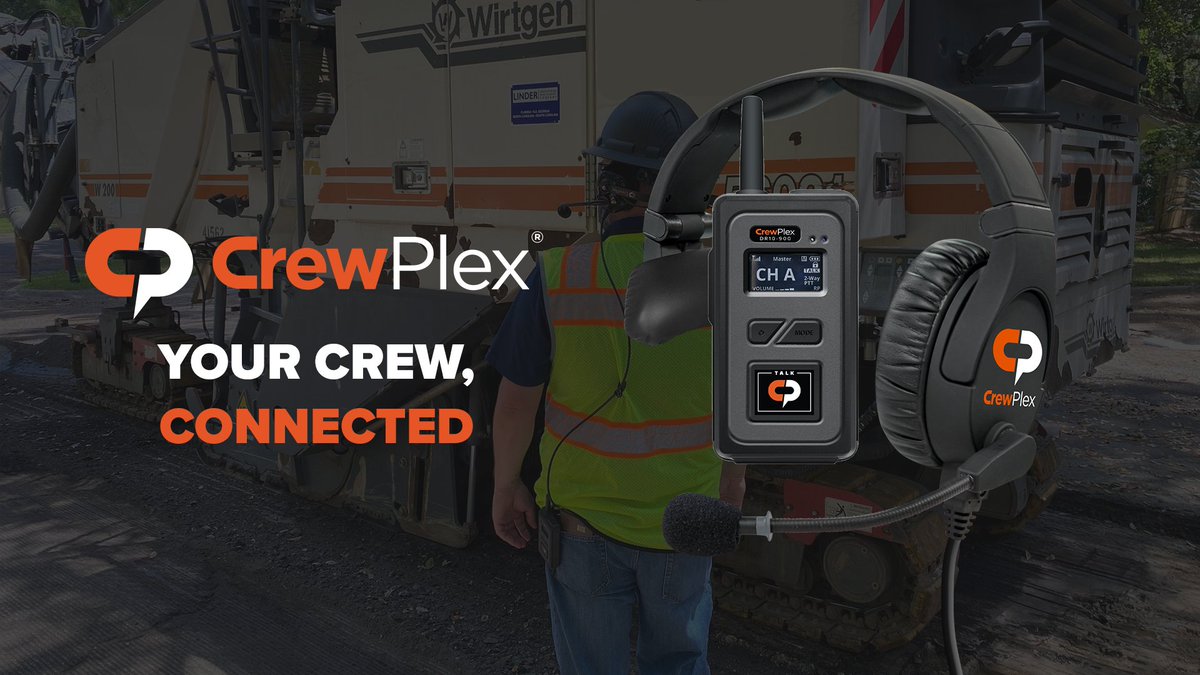 CrewPlex's tweet photo. Forget the walkie-talkie. The #CrewPlex DR10 works like a conference call, allowing multiple users to communicate seamlessly without having to wait for someone to release their button. Hands-free, full-duplex communication is only a click away - https://t.co/7w8eqR61Yq #HandsFree https://t.co/vMjY7Sv82y