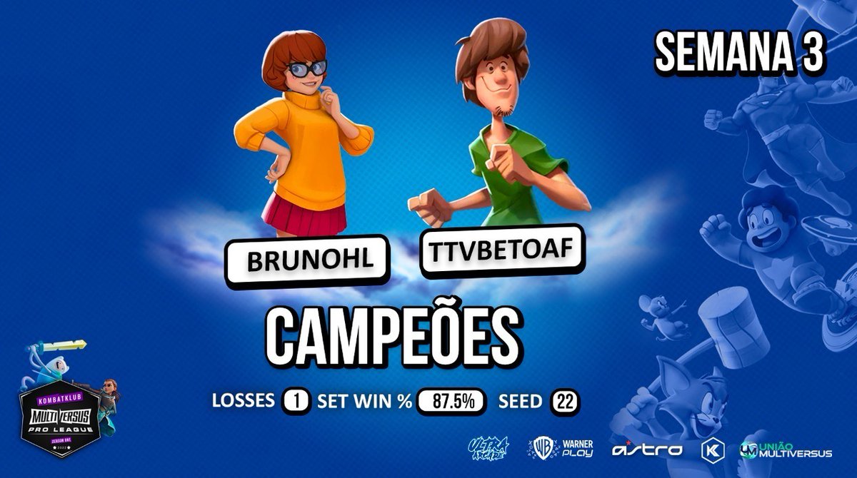 Parabéns aos brabos da terceira etapa 🤩

Com a vitória do BrunoHl e do BetoAF, o Ranking da uma balançada e tudo pode acontecer na última etapa pontuada da competição!

Inscreva-se em:
start.gg/tournament/kom…