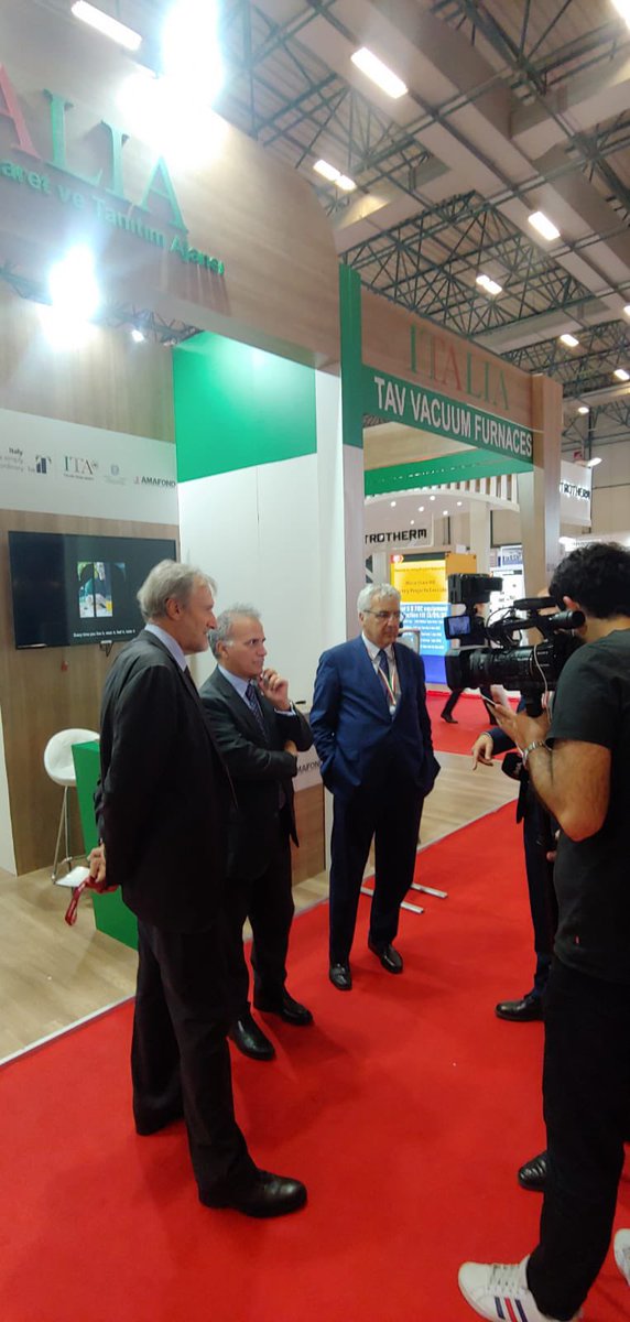 ItalyinTurkiye's tweet photo. Very positive 🇮🇹 participation to #Ankiros2022. 60 Italian companies rappresenting the highest level of know-how in the metallurgic sector are with us today. Thanks to #ITAIstanbul #Amafond https://t.co/K6gGFyeXMj