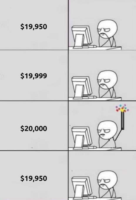 cryptomemegang's tweet photo. Me watching #bitcoin price fluctuations😆 https://t.co/FZeWUHrbp1