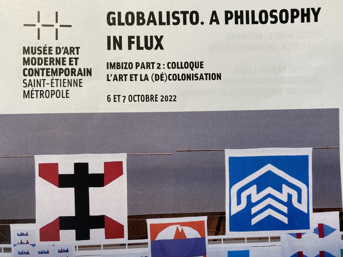 mamc_st_etienne's tweet photo. đ RDV demain - vendredi - pour la 2nde journĂ©e de notre colloque : GLOBALISTO. A PHILOSOPHY IN FLUX. IMBIZO PART 2 : « LâArt et la (dĂ©)colonisation »
âĄïž programme dĂ©taillĂ© : https://t.co/Qt2nH0PPIn
#MAMCconferences #globalisto #molaudi âŠâŠâŠ@MoLaudiâ© https://t.co/BxsOsUNaJU