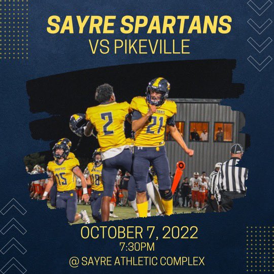 Sayre Football (@lexsayrefb) on Twitter photo 2022-10-06 15:04:35