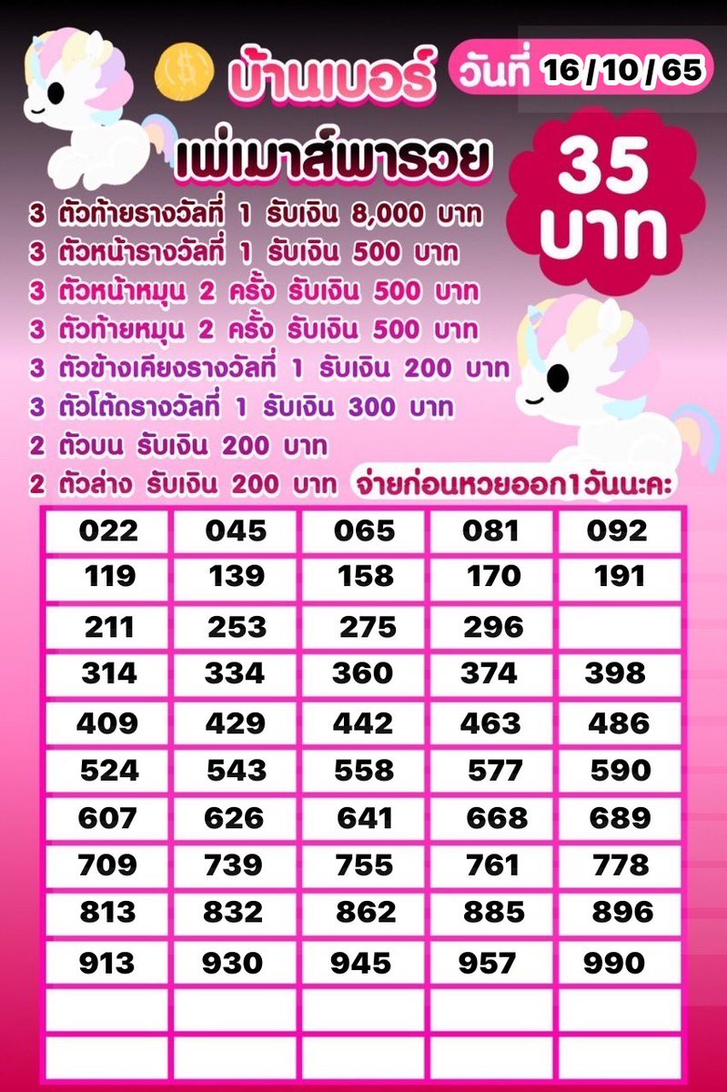 Vivi_lllreal's tweet image. รีทวิตสุ่มแจก 50฿ 2 คน 
✨แผง2 ตัว 25฿ ไม่มียกเลิก จ่ายเต็ม
แผง3 ตัว 19฿/35฿/100฿
ไม่มีในตารางจดได้นะคะ✨
รับธนาคาร&amp;amp;ทรูวอเลท💖
#เบอร์เงิน #เบอร์เงินสด #เบอร์ทอง #เบอร์เงินเบอร์ทอง #หวย #หวยงวดนี้ #แจก #แจกฟรีแค่รีฟอล #แจกเงิน #แจกเงินฟรี #หวยรัฐบาล #หวยเด็ดงวดนี้ #หวยbyเจ้าชาย