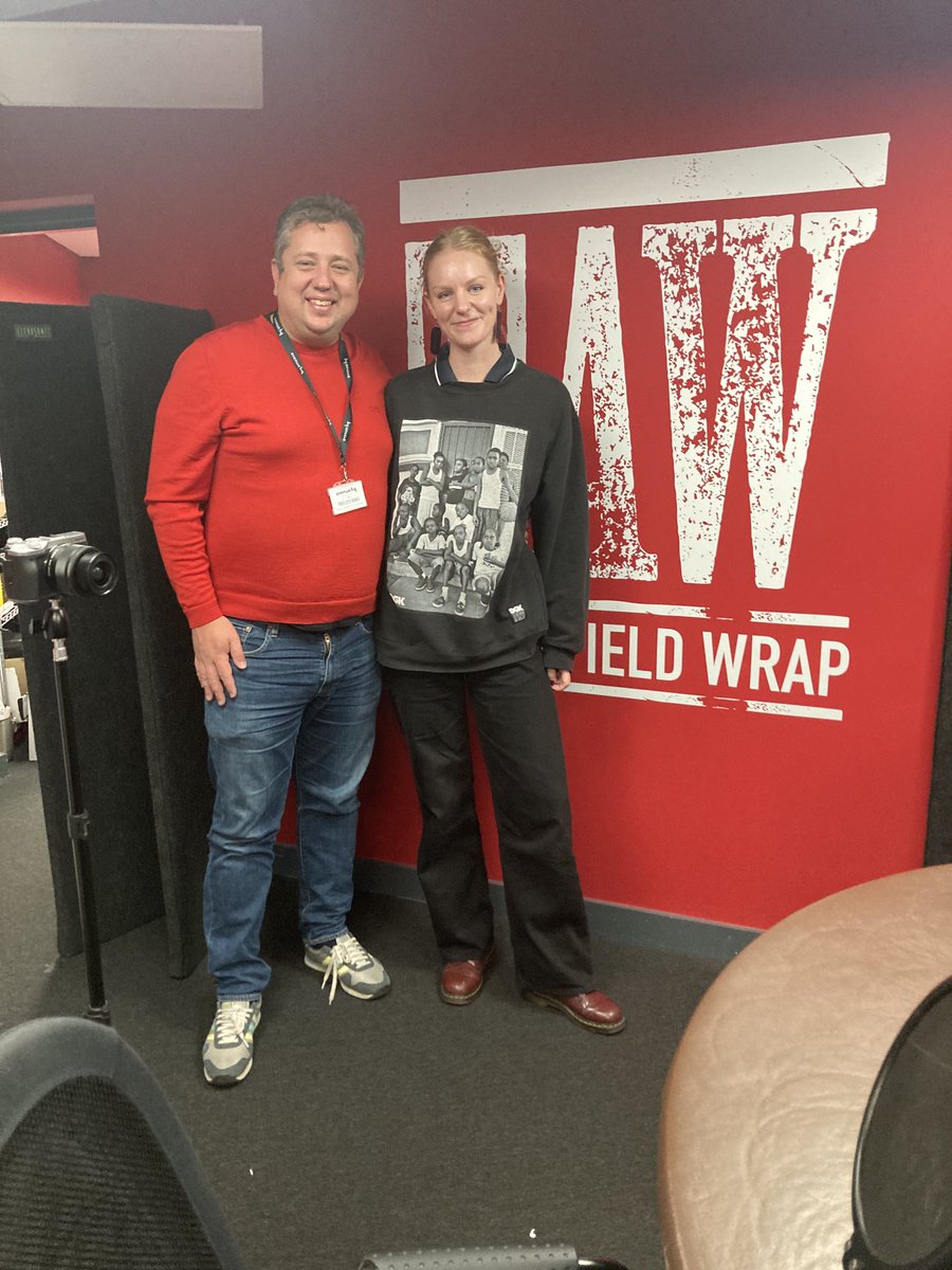 Visited ⁦<a href="/TheAnfieldWrap/">The Anfield Wrap</a>⁩ today and spoke to ⁦⁦<a href="/johngibbonsblog/">John Gibbons</a>⁩ about ⁦<a href="/SoberSpiritLFC/">SoberSpiritOfShankly</a>⁩ What a week! 😃
