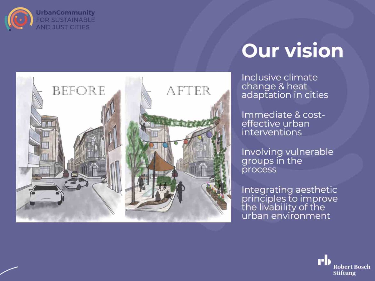 sustjust_cities's tweet photo. @ICLEI_Europe @fuspey Great event yesterday, a nice, tight, productive chat. Pity we hadn't time to really dive into this theme. Top work from Jasmin Heilemann & Zsófia Ghira from #CoolCo. Hope in a few years we can get to that #Budapest corner, maybe see a #TinyForest growing & #EatTheCity 🌱
#SDG13 https://t.co/o3eoIlZADB