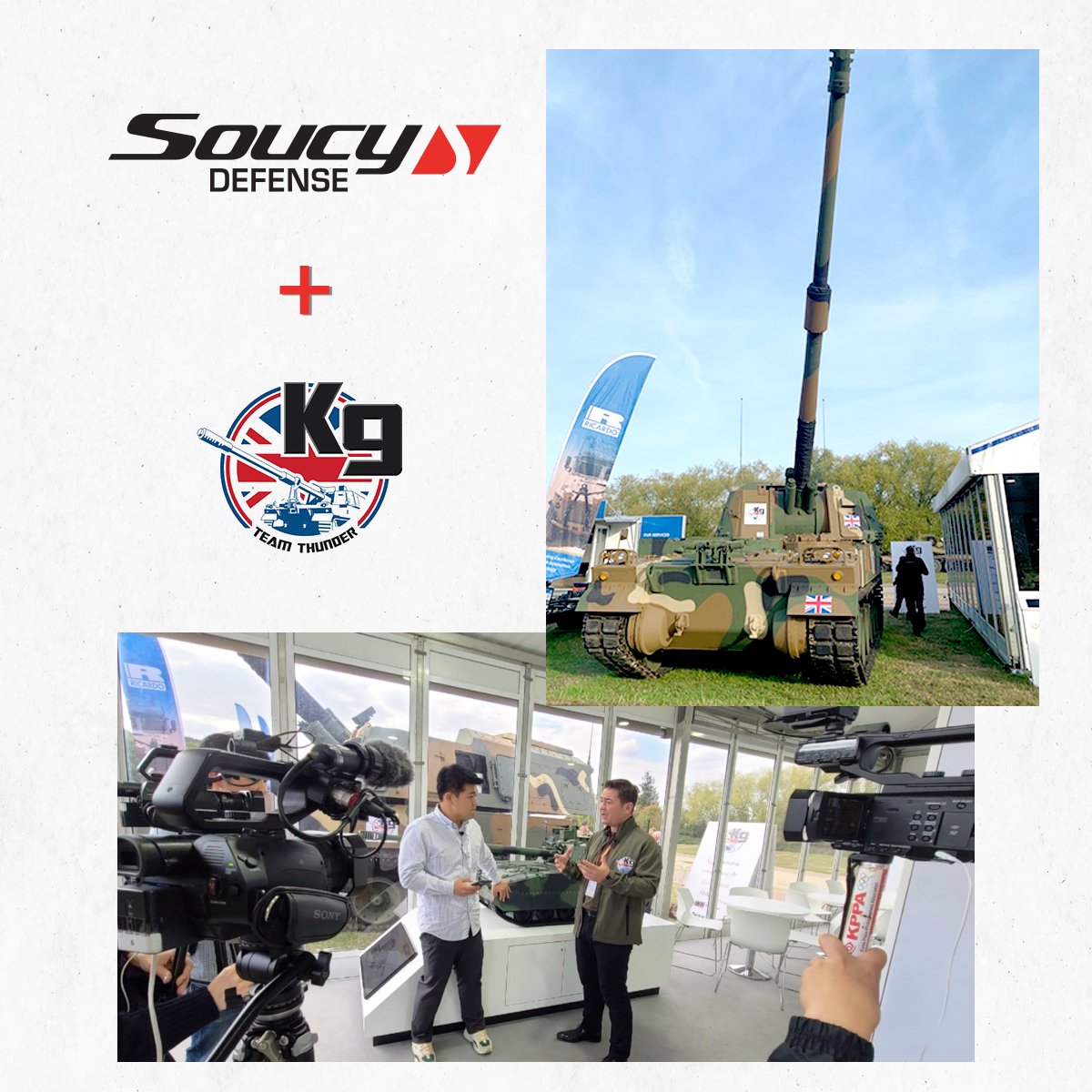DefenseSoucy's tweet photo. 🎉 Thanks for meeting us @dvd_event!
⚡ And for the interest shown for @K9TeamThunderUK. It was a blast to show the world this partnership between leading defence manufacturers including us!
-
#DVD22 #FlashbackFriday #TeamThunderUK #CompositeRubberTrack #military #technology https://t.co/BhHLyBjt2K