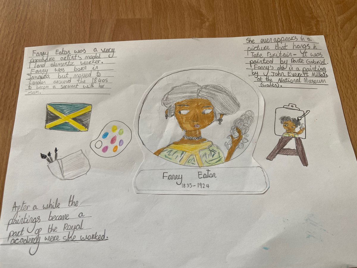 <a href="/GoresbrookSc/">Goresbrook School</a> <a href="/MissKnowldenGBS/">Miss Knowlden 6CK</a> #GBSBHM2022 The beautiful muse, Fanny Eaton, Britain’s most visible Victorian women of colour, by Sophia 🙂