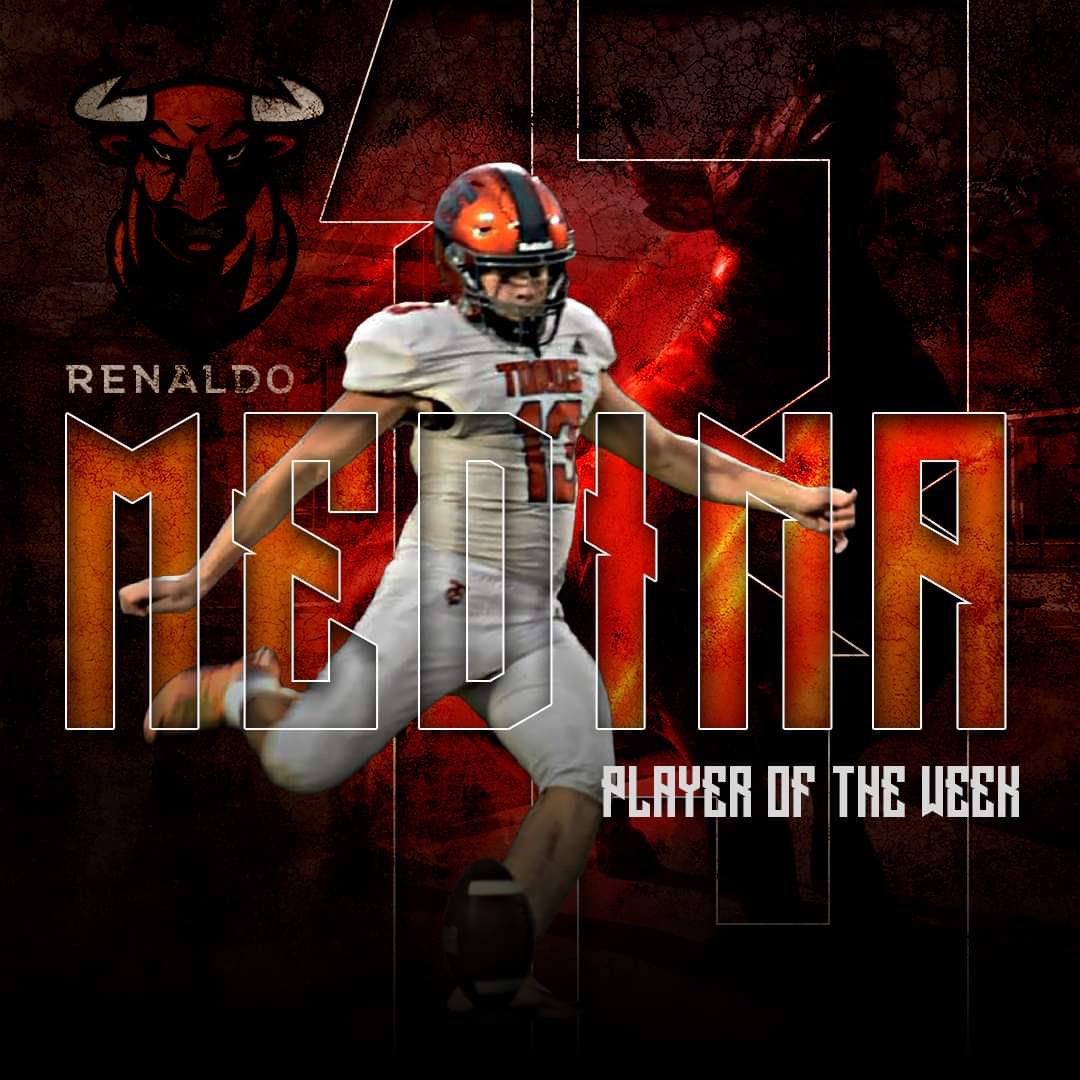 TCHSTorosFB's tweet photo. Congratulations to our Varsity Defensive Players of the Week!

Renaldo Medina
Micah Ragin @MicahRagin 
Charlie Allsup @AllsupCharles https://t.co/iDZ5fbXi8h