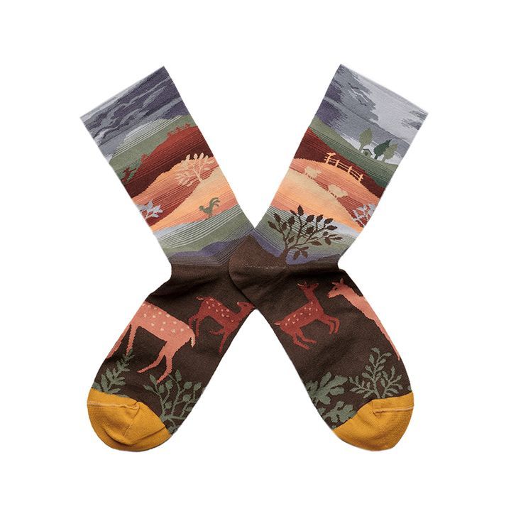 ChangemakerCH's tweet photo. Fantasievoll gemusterte Socken 🌸🍂

Die Socken von Bonne Maison bestehen aus hochwertiger äqyptischer Baumwolle, die in Italien gesponnen wird. Die Produktion findet in kleinen Familienbetrieben in Frankreich und Portugal statt. https://t.co/DVPDFR24i6 https://t.co/DMynhLBkKx