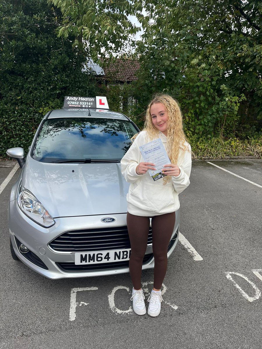 Honey Rose. First time pass only 1 minor so so pleased. Huge congratulations 👏 phew wife’s best friends daughter. 3rd child all first time passes. Pressure was on  👏 #lymm #drivinglessons