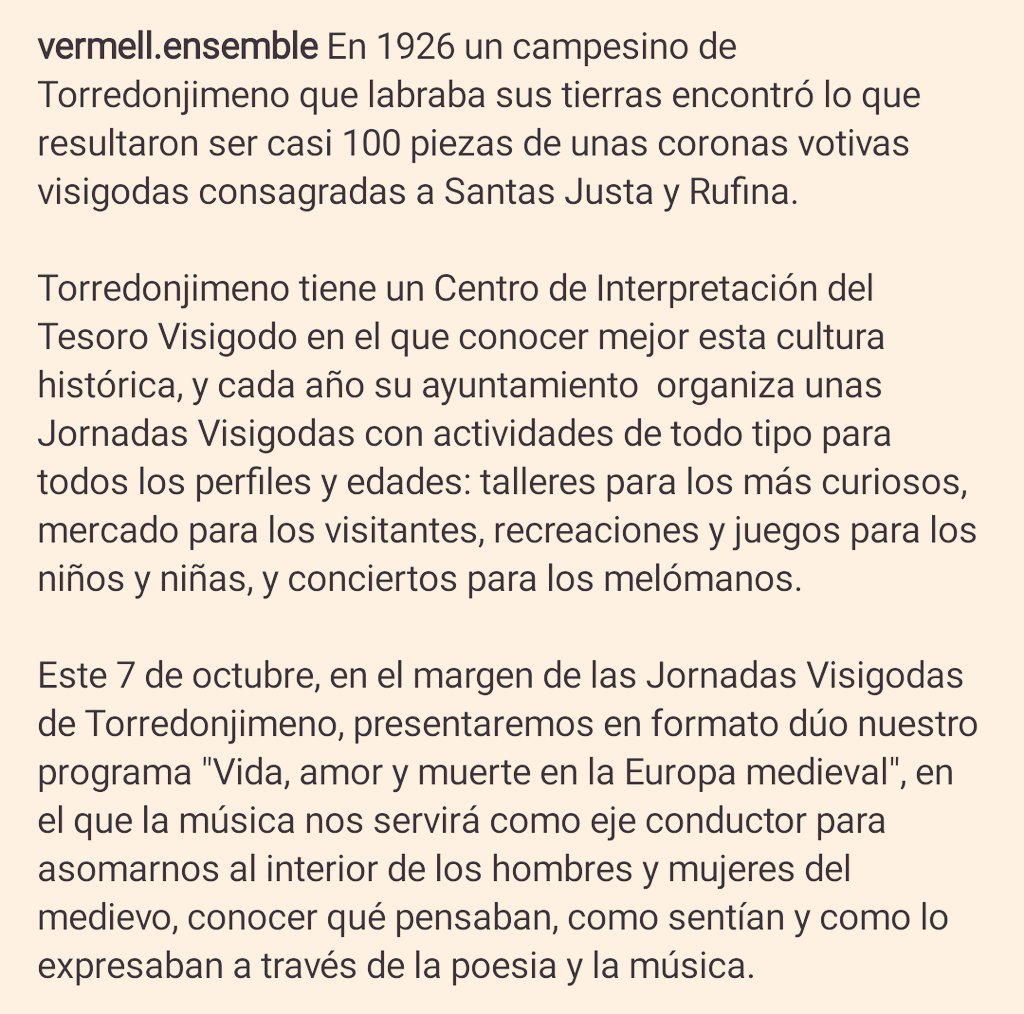 VermellEnsemble's tweet photo. #Vermell #VermellEnsemble #EnsembleVermell #Torredonjimeno

@VermellEnsemble
@ATorredonjimeno https://t.co/0xEZr3q4lA