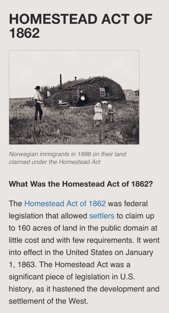 @bakerdphd Not the children of the #HomesteadAct?! Y’all are THE epitome of America’s welfare babies. 

Sit.