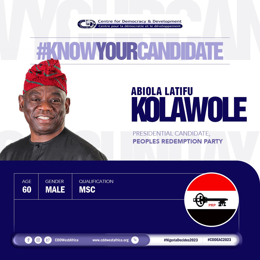 CDD West Africa tweet media