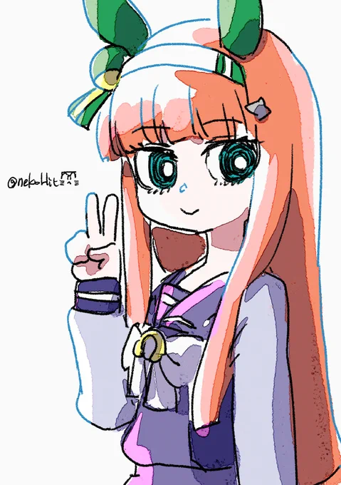 いぇ〜い#サイレンススズカ#ウマ娘プリティダービー 
