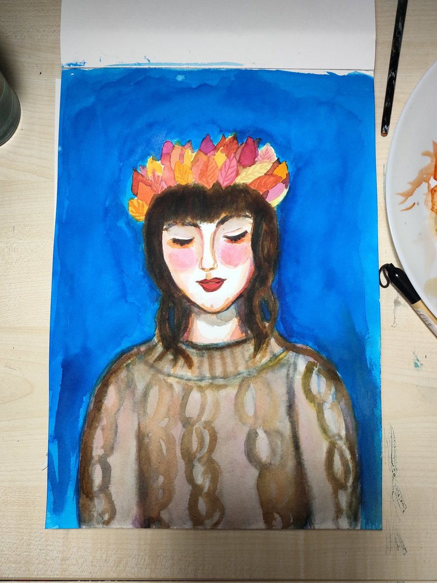 karo_doodles's tweet photo. Here's a drawing I did called 'Autumn.'
#Autumn #autumnleaves #Fall #sweaterweather #colouredink #artistsontwitter #illustrator #childrensbookillustrator https://t.co/ipfHGSWxE4