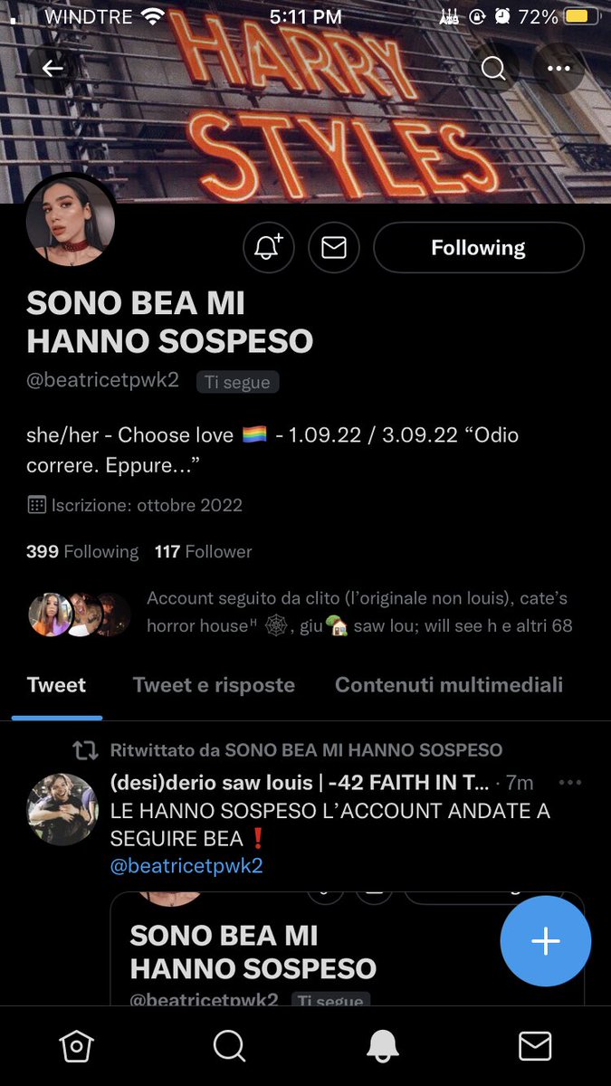 BEA È STATA SOSPESA ANDATE A SEGUIRLA <a href="/Beatricetpwk2/">SONO BEA QUESTA È LA RISERVA</a>