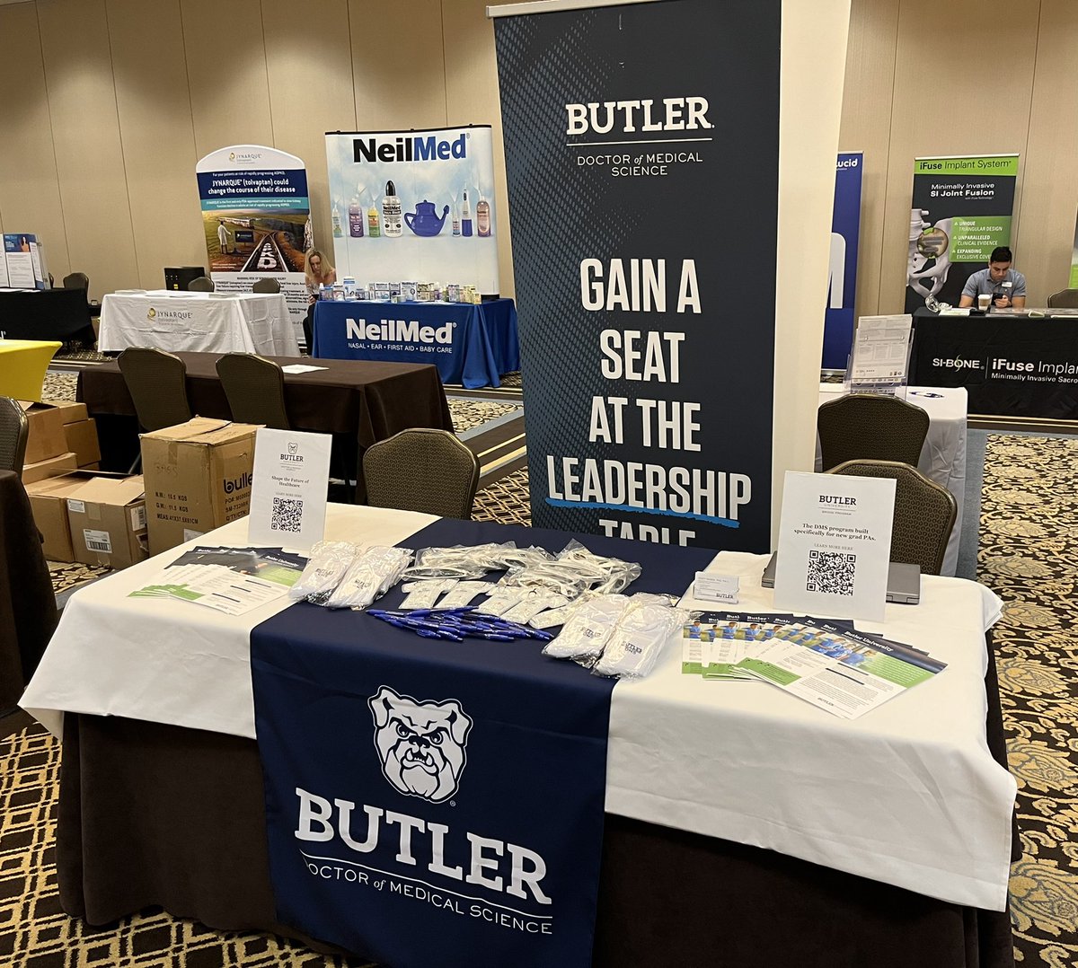 ButlerDMSBridge's tweet image. #PAStudents stop by our booth at @CAPASpeaks #CAPACon to learn more about @ButlerDMSBridge and meet program director @CodySasek