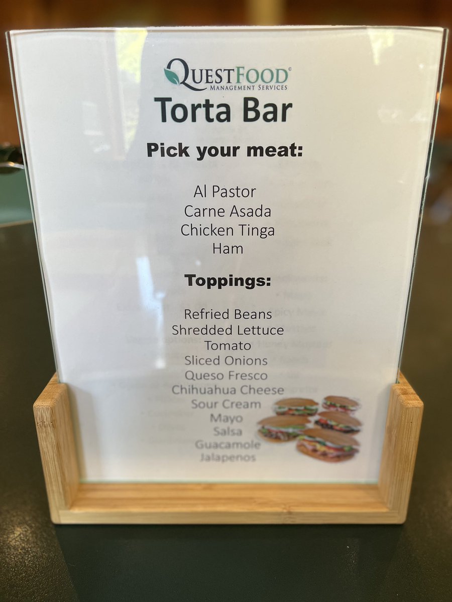 StIgnatiusQuest's tweet photo. Itโs Torta Time!
If we get enough โค๏ธs on this tweet, maybe weโll do #TortaBar more often ๐โฆ.?
Also #PattyMelt today. Enough said.
#quest #QuestFoodIsTheBestFood #TullyHall #DamenHall #SaintIgnatius #Lunchtime https://t.co/4a35xaSYjY