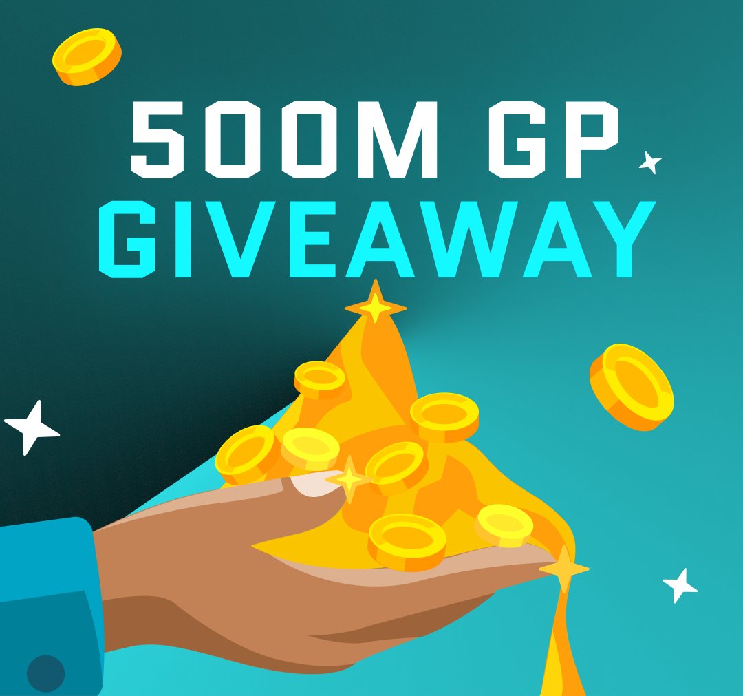 runestake's tweet image. You asked, we delivered. 500m Runescape GP Giveaway is here!💰
To enter:
• Follow @runestakecom
• Like this tweet
• Retweet
• Comment your fav RuneScape skill

5 winners will get 100m each! Chosen at random on Oct 11th ☘️
