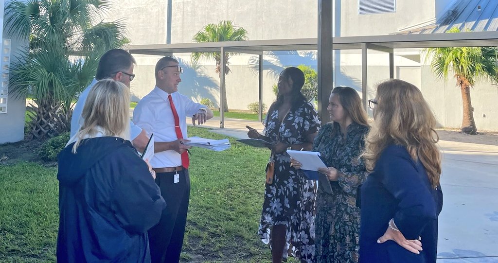 Today we continued our impact reviews and classroom visits to observe instruction. Debriefing with our school teams ensures our students are receiving a high-quality transformational education. #BestByKids