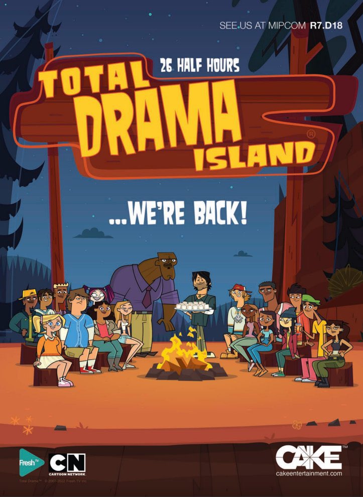 ToonHive's tweet photo. Total Drama Island, one of Cartoon Network’s hit shows, is coming back soon with a revival. From Fresh TV 

A new poster reveals a new cast 😳

Source: https://t.co/2yQbL3QuHJ

#CartoonNetwork30 #CartoonNetwork #TotalDrama https://t.co/vngNvICHBZ