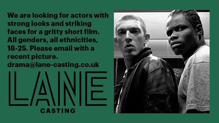 lanecastinguk's tweet photo. We’re looking for actors with strong looks and striking faces for a gritty short film. 
All genders, all ethnicities, 18-25. Please email with a recent picture. 
drama@lane-casting.co.uk

#shortfilm #strikingfaces #actors https://t.co/xsoAt1wyJZ