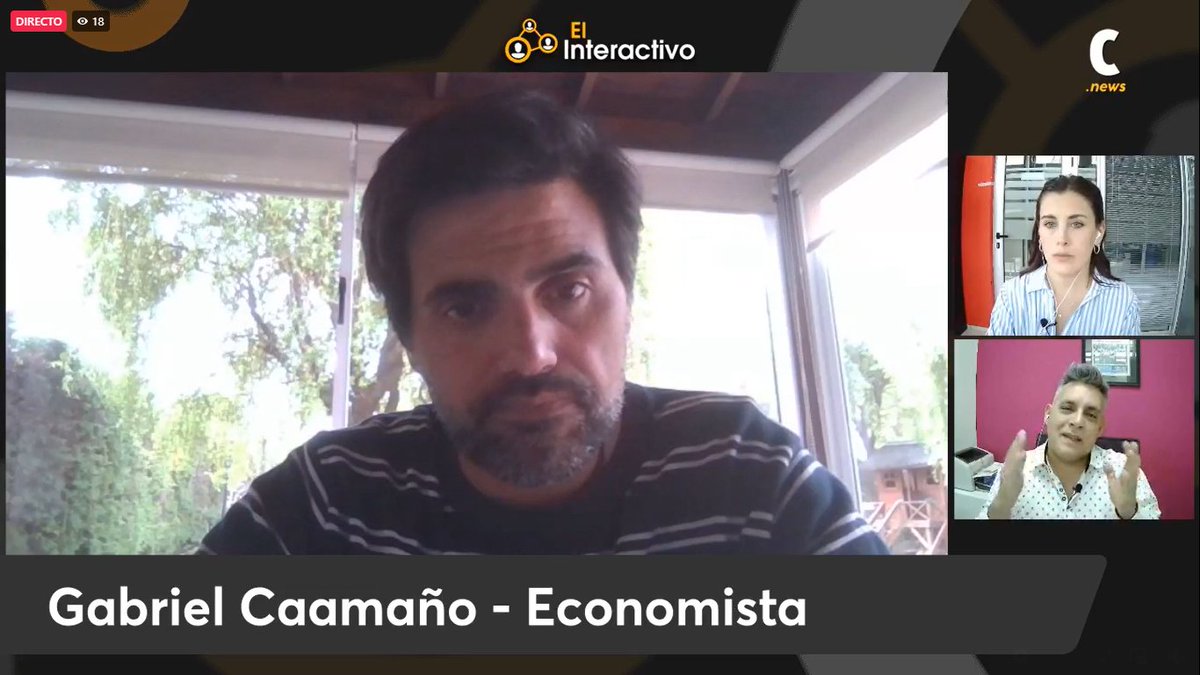 Ciudadano_News's tweet photo. 📌 Ahora | Gabriel Caamaño @GabCaamano. Economista.
Los Argentinos entre la amargura y la desesperanza ¿Cuánto más soportará la #economía?
¿Hasta cuándo se podrá estar sin #devaluar? https://t.co/sMoNiUTY2R