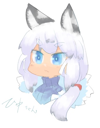 寒くなってきたから、そろそろひゆちゃんを描き始める時期だな・・・(謎の縛り 