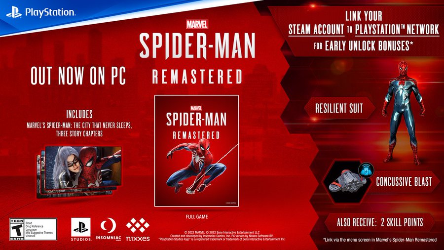 Spider-Man Remastered PC to PlayStation Network Integration Now Possible