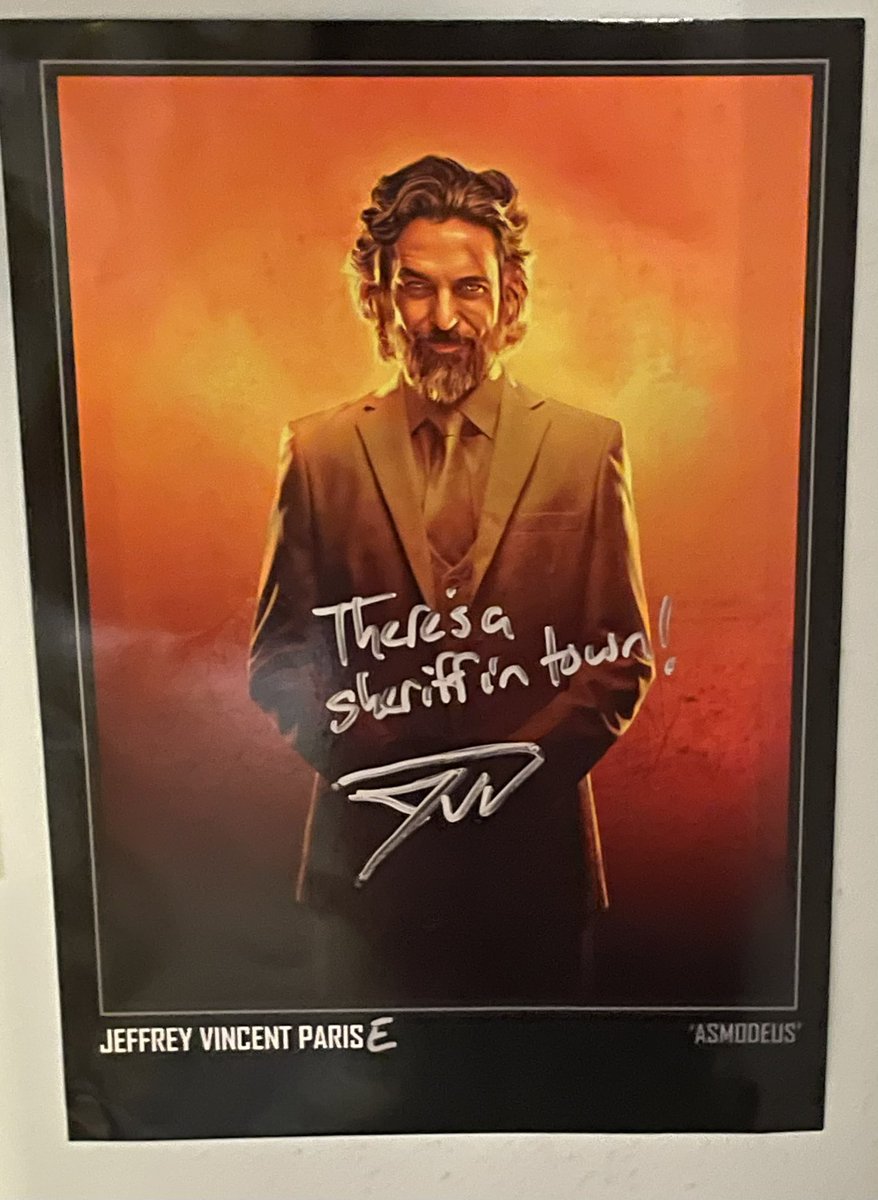 RebeccaWillows's tweet photo. The best edition to add to my wall @JeffreyVParise #crossroads5 #Starfury #Asmodeus #Supernatural #SPNFamily https://t.co/Wb1KwWNXi9