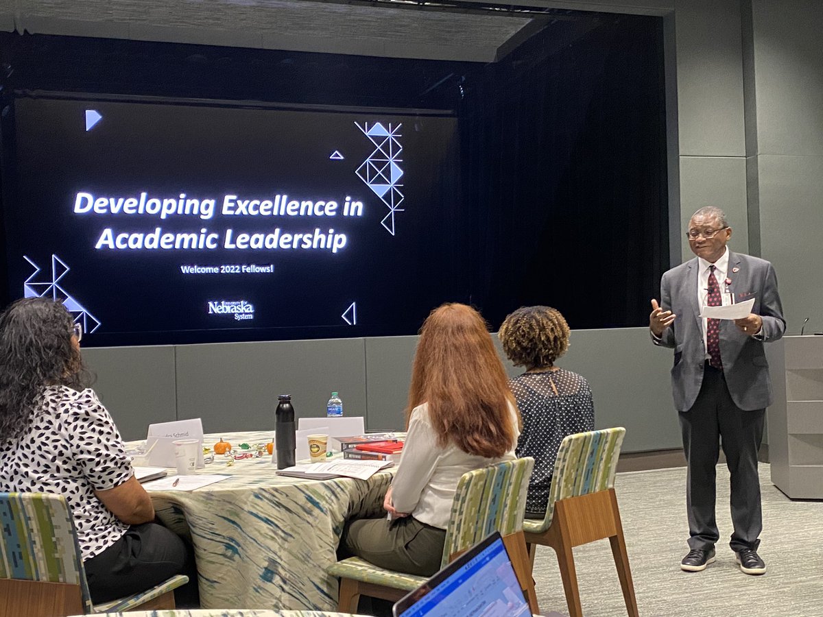 Excited to kick off the @unmc leg of the #NebraskaLeaders with Sr Vice Chancellor @DeleDaviesMD at the stunning Davis Global Center. He introduced Bolman & Deal’s 4 frames of leadership: 1. Structural 2. HR 3. Political 4. Symbolic We need a sense of purpose to lead change!