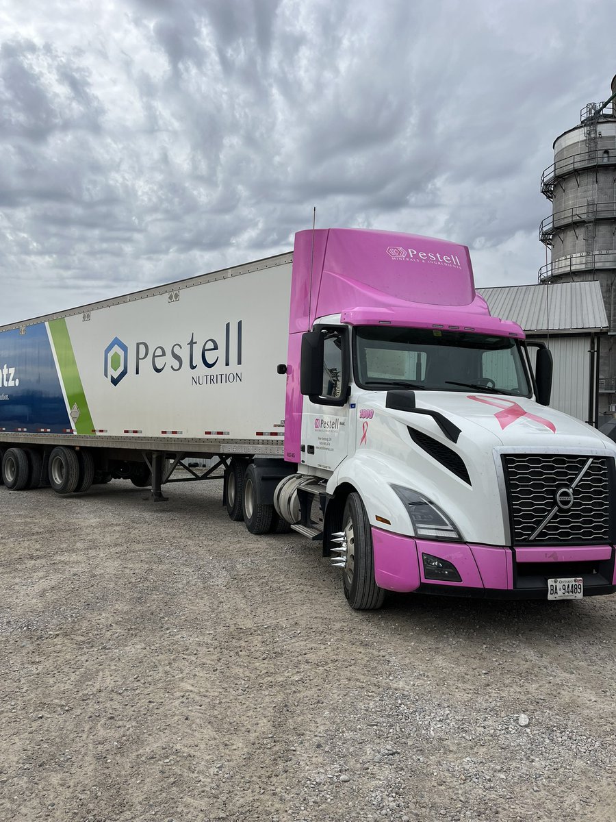 Pestle Nutrition is donating $10 for every photo of Fred’s Pink Tribute Truck shared on social media to Pink the Towns this year! <a href="/PestellMinerals/">Pestell Nutrition</a> #FredsPinkTruck #BreastCancerAwarenessMonth