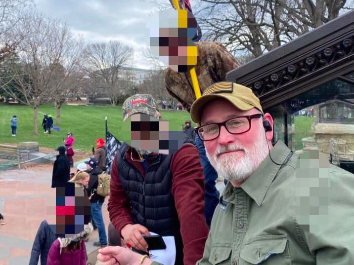 BradPfaffWI's tweet photo. I will never stop reminding voters that Derrick Van Orden used his campaign funds to storm the Capitol, then took a picture to memorialize his attempt to overthrow our democracy. https://t.co/kuIKAzmiv9