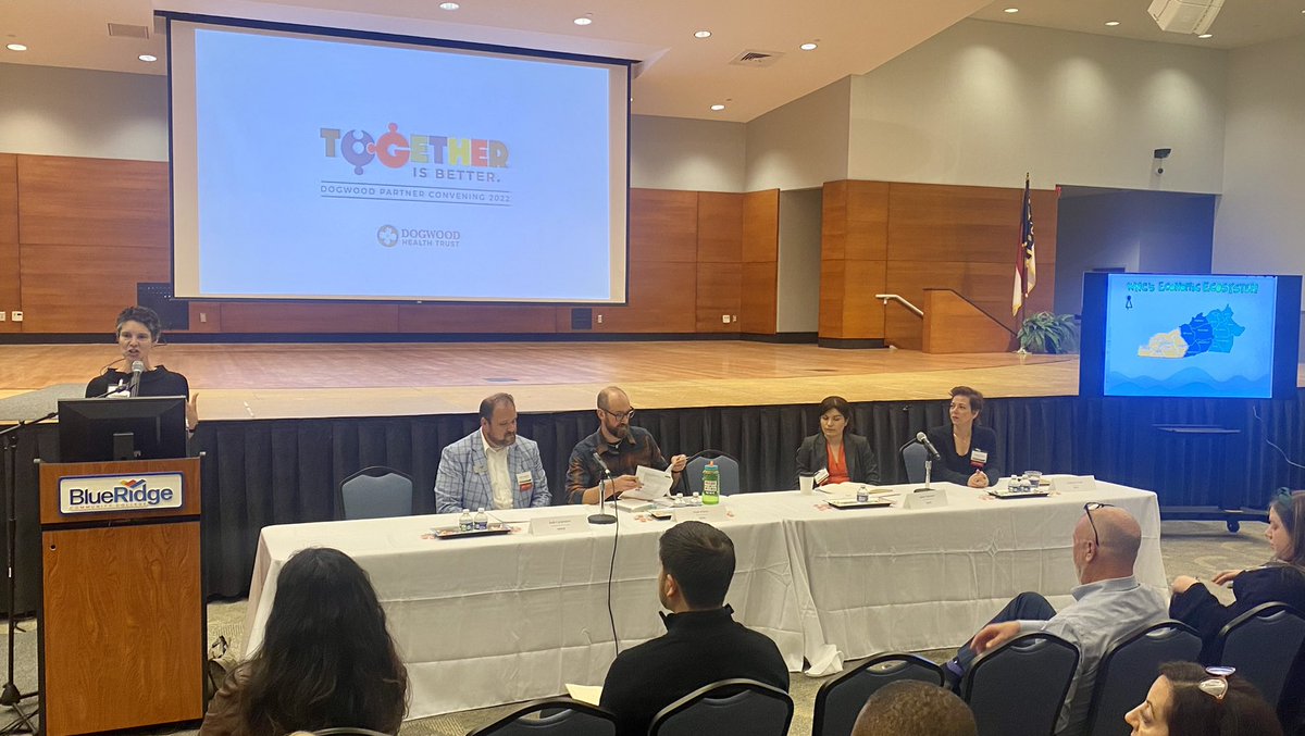 LandofSkyRC's tweet photo. The @DogwoodWNC Partner Convening the panel Exploring WNC’s Economic Ecosystem feature representatives from @supportedly @MountainWest_NC @HVL_NC @MtnBizWorks. https://t.co/WpMUOC6nH3