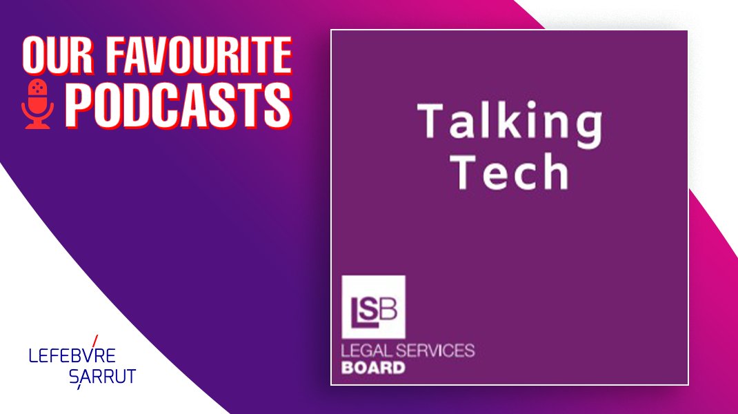 [Our favourite podcasts]  🎧

Let's introduce you to Talking Tech!
During these episodes, @Aisling0Connell and Paul Nezandonyi from @LSB_EngandWal, discuss how #legal services regulators can actively support #technology and #innovation.  
See more here 👉 bit.ly/3fmFRom