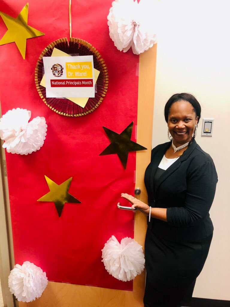 We cannot thank our Executive Principal enough for everything she does for our students and teachers <a href="/HustlinTigers/">The Howard School</a>. 
Dr. Ware, we hope you have a great National Principals Month! 
#greatschools #greatleaders #hcsleads #alwayshustlin