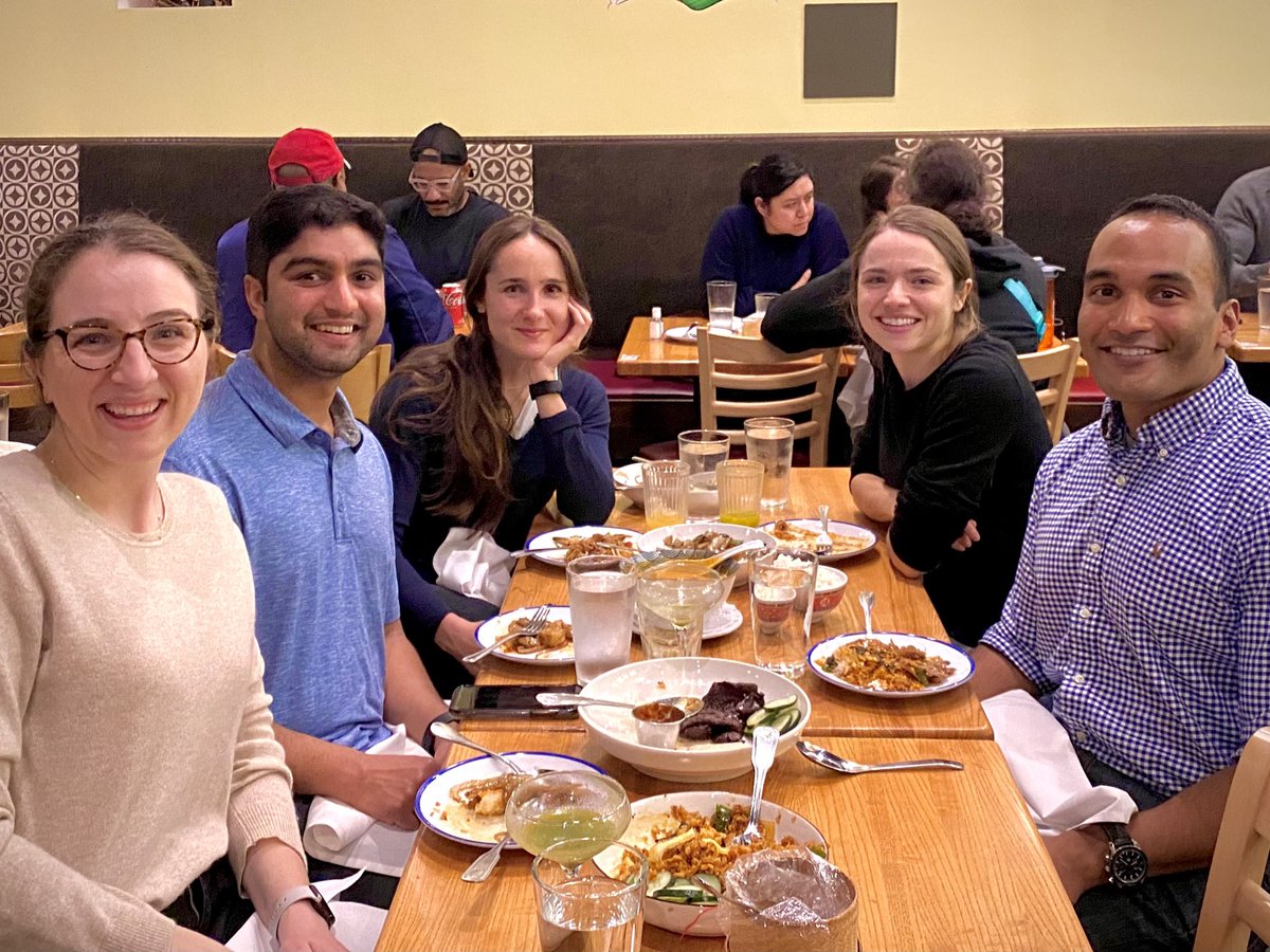 First end-of-rotation dinner at Georgetown! Very proud of this phenomenal team: their attention to detail, hard work, and service ownership was exceptional. @PennUrology is lucky to be getting @MeghanDavisMD, and we’ve got time to make @JMarantidis @GarijoMora & Srik oncologists!