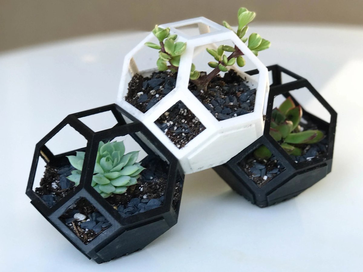 Stl3DShops's tweet photo. #halloween: 3D Plantygon - Modular Geometric Stacking Planter 3D- Printing 3D STL File Digital Instant Download https://t.co/zGMNeg0HBY #stampa3d #2dwallart #diycrafts #stlfilesprinting #3dprinterfiles #3dprintrea https://t.co/3dvzcKlZfp